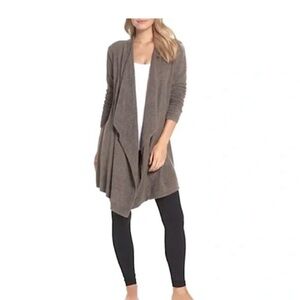 Barefoot Dreams Women's cozychic lite open front cardigan size L/XL